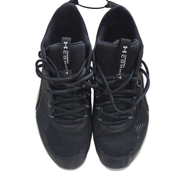 Under Armour Charged Commit 3 Mens Training Shoes Size 12 Black/White Lightweigh - Picture 1 of 7